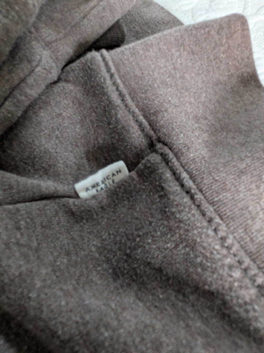AE American Eagle Cozy Women's Hoodie & Jogger Set - Brown - Picture 10 of 10